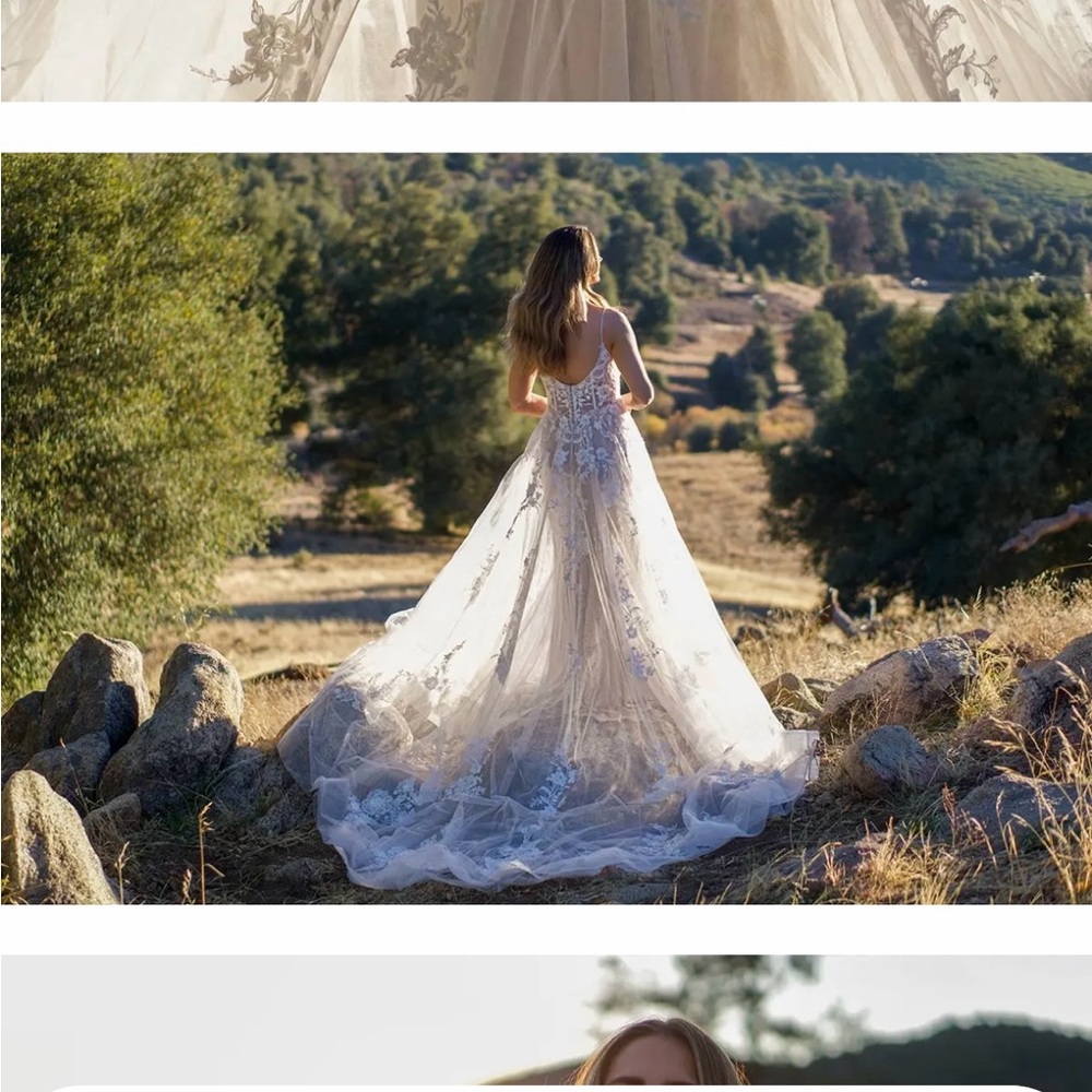 NWT Essence of Australia Wedding dress! Size 2/4 IVORY